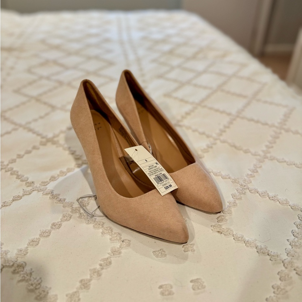 A New Day Beige Women's Heels